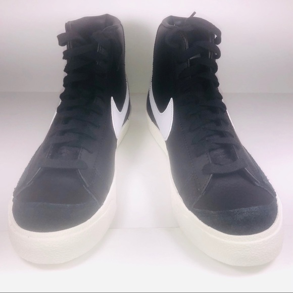Nike | Shoes | Nike Blazer Mid 77 Vintage Black Sail Sneakers | Poshmark